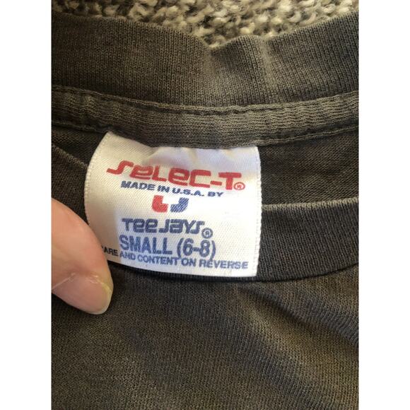 VTG Child 90s Single Stitch Hawaii Surfing T-Shirt Surf Size 6-8 USA Brown. B1 - Picture 4 of 5